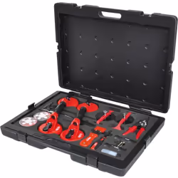 Description générale Le coffret MASTER pour pare-brises, comprenant 13 pièces, est idéal pour le démontage professionnel des  ...