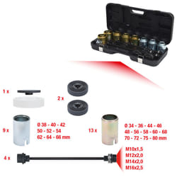 KS TOOLS Coffret d'outils pour le montage et le démontage des roulements, joints et bagues, 37 pcs - 700.1550