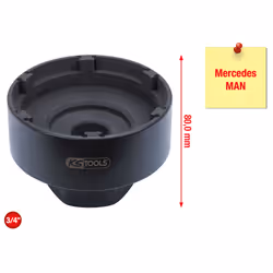 KS Tools 450.0169, Prise, 1 tête(s), Acier, IN 981, 3,3 kg