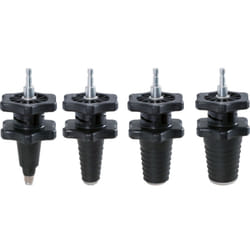 Kstools - ks tools Jeu d'adaptateurs coniques de test pour circuit de refroidissement, 4 pcs - 455.0140