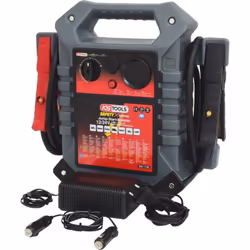 Description générale Booster à batterie 12/24V jusqu'à 1400A, idéal pour démarrer des moteurs essence et diesel dans les voit ...