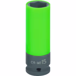 KS Tools 515.1075-E, Douille à choc, Vert, 1 tête(s), 1/2", Métrique, 19 mm