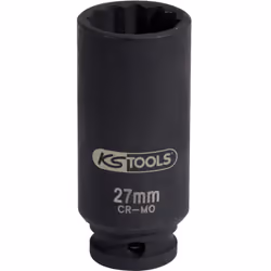 KS Tools 150.1705-E, Prise, 1/2", Métrique, 1 tête(s), 30 mm, Acier au chrome-molybdène