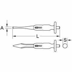 KS Tools 156.0242 burin