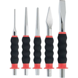 Jeu de burins et chasses, 5 pcs