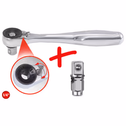 Rochet KS Tools; 1/4''; avec adaptateur de tête 1/4 '' - Vue supplémentaire 6