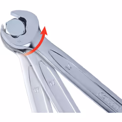 Clés mixtes à cliquet avec système de cliquet dans la fourche réversible duo GEARplus 24mm - Vue supplémentaire 7