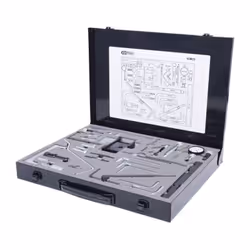 Jeu d'outils pour le calage de pompe d'injection diesel. Livré en coffret de rangement métallique. Utilisation : Motorisation ...