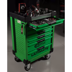 Kstools - Servantes ultimate 7 tiroirs Verte