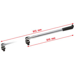 Kstools - Levier télescopique avec cliquet réversible 3/4