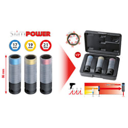 Coffret douilles à chocs 1/2, jantes aluminium - KS TOOLS