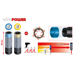 Kstools - Jeu de douilles à chocs pour jantes aluminium SlimPOWER, 2 pcs, 1/2