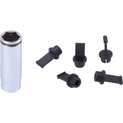 KS Tools 500.7345, Ensemble de douilles, 1/4", 6 tête(s), Sulfate de chondroïtine, DIN 3120, ISO 1174, 49 g
