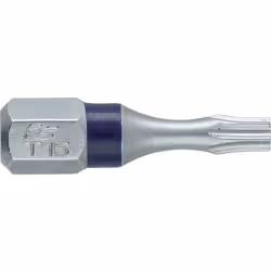 Torx percé Avec entraînement 6 pans selon DIN 3126 / ISO 1173 - C 6,3 Pour une utilisation manuelle ou avec visseuse Avec per ...