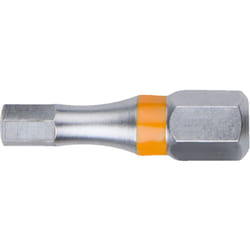 Ks Tools - Boite de 5 embouts à code couleur TORSIONpower®, l. 25 mm - 1/4'' - 6 pans, 4 mm - 918.3411