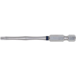 Ks Tools - Boite de 5 embouts à code couleur TORSIONpower®, l. 75 mm 1/4'' torx® percé, TB27 - 918.3671