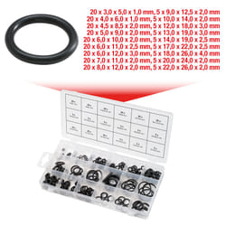Kstools - Assortiment de joints toriques, ø 3-22mm, 225 pcs