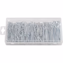 KS Tools Assortiment de goupilles fendues 555 pcs