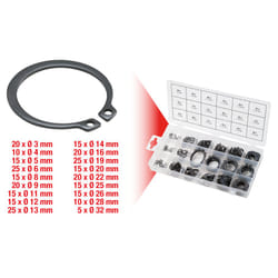 Assortiment de circlips de type externe x300
