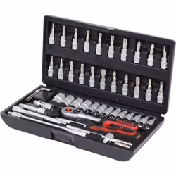 Socket et jeu de bits KS Tools 1/4''; 48  unités