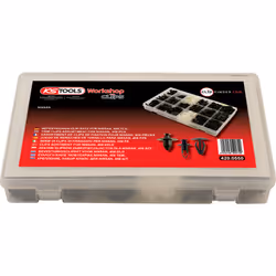 Kstools - Jeu de clips de fixation - Nissan, 408 pcs