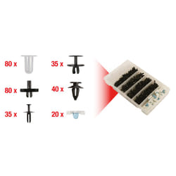 Kstools - Jeu de clips de fixation - bmw, 290 pcs