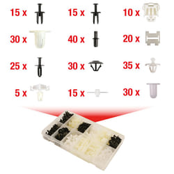 Kstools - Jeu de clips de fixation - Mercedes, 270 pcs