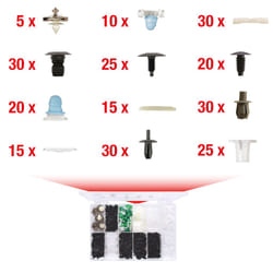Kstools - Jeu de clips de fixation - Volkswagen, 255 pcs