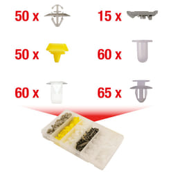 Jeu de clips de fixation - Renault, 300 pcs