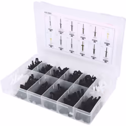 Kstools - Assortiment de rivets plastiques, 235 pcs