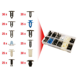 Kstools - Jeu de clips de fixation - Fiat, 308 pcs