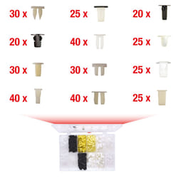 Kstools - Assortiment d'écrous de blocage plastiques, 350 pcs