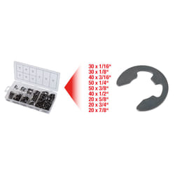 KSTOOLS - Assortiment de circlips de type E en pouces, 300 pcs - 970.0320