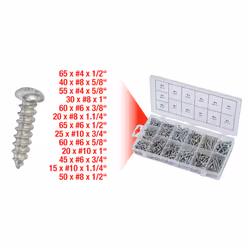 KS Tools 970.0420, ISO 7049, 680 g, 550 pièce(s)
