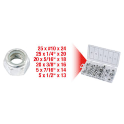 Kstools - Assortiment d'écrous autoblocants unc, 100 pcs