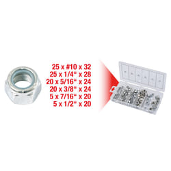 Kstools - Assortiment d'écrous autoblocants unf, 100 pcs