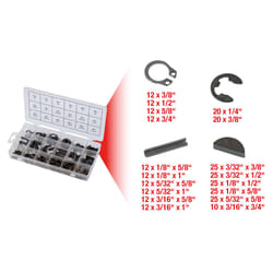 Kstools - Assortiment de clavettes, circlips et chevilles, 295 pcs