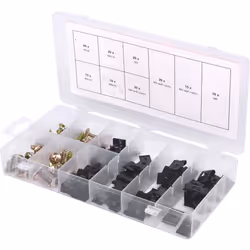 ASSORTIMENT DE VIS ET D'ÉCROUS CAGE, 170 PCS (PRIX INDICATIF - REF VENDUE UNIQUEMENT EN PRÉSENTOIR)