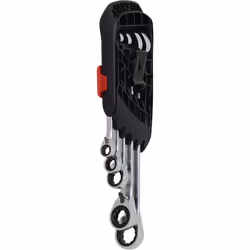 Jeu de clés mixtes coudées avec anneau d'arrêt GEARplus RINGSTOP, 5 pcs