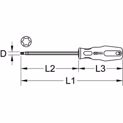 Kstools - Tournevis Torx BERYLLIUMplus T5