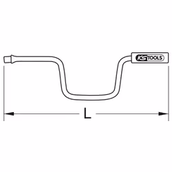 Kstools - Manivelle BRONZEplus 1 380 mm