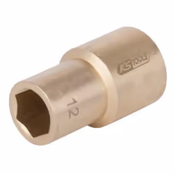 KS Tools 963.122, 1/2", 6 tête(s), 22 mm, Bronze d’aluminium, DIN 3120, ISO 1174, DIN 3124, ISO 2725-1, 40 mm