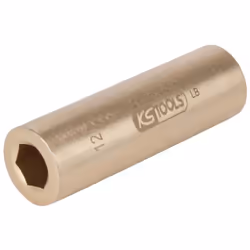 KS Tools 963.124, 1/2", 6 tête(s), 19 mm, Bronze d’aluminium, DIN 3120, ISO 1174, DIN 3124, ISO 2725-1, 82 mm