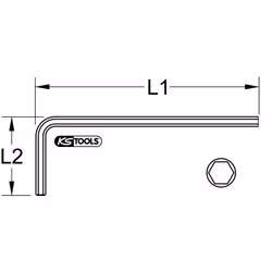 KS Tools 963.157 clé torx - Vue supplémentaire 2
