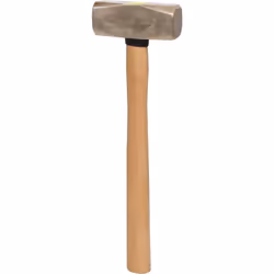KS Tools 963.2050, Maillet, Aluminium, Acier inoxydable, Bois, 95 mm, 400 mm, 1,17 kg