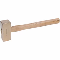 Selon DIN 6475 Manche hickory Table polie Bords arrondis Antidéflagrant Alliage Aluminium-Bronze - Attribut de fonction 1: An ...