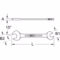 KS Tools 963.7061 Clé plate - Vue supplémentaire 2