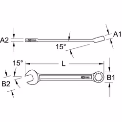 KS Tools 963.728 Clé à fourche - Vue supplémentaire 2