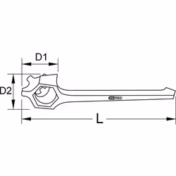 Kstools - ks tools Clé ouvre-bidons BRONZEplus 300 mm - 963.8271