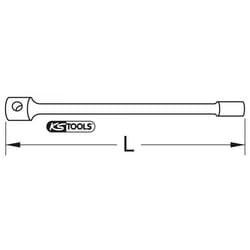 Kstools - Clés à douille, 6 pans BRONZEplus 34 mm